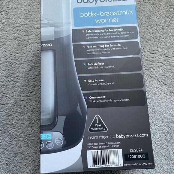 NIB Baby Brezza Bottle and Breastmilk Warmer - Picture 2 of 3